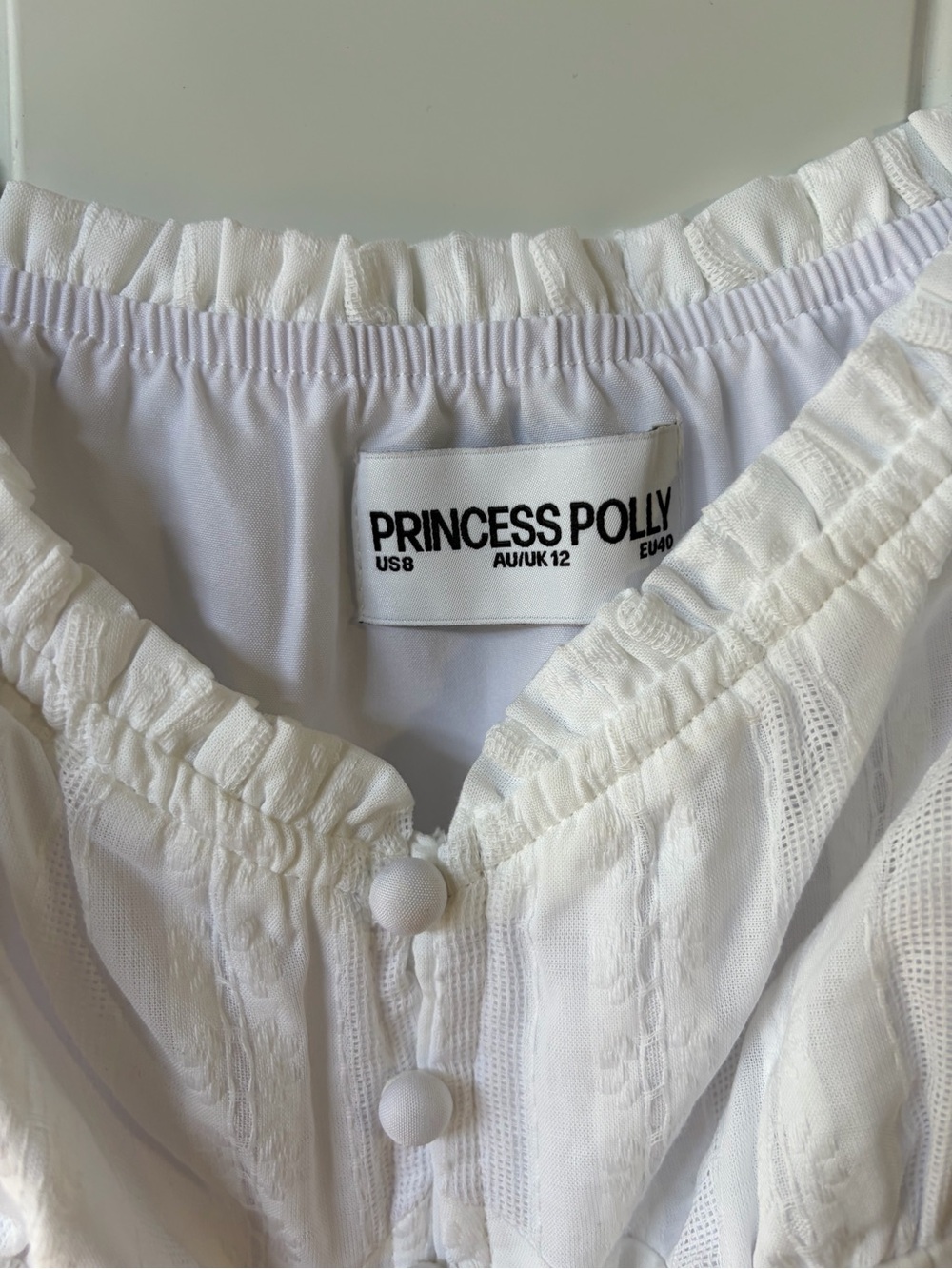 Princess Polly Bluegrove Mini Dress White - Picture 9 of 11